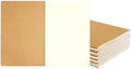 zmybcpack 12 Pack A5 Blank Notebooks Journals,8.26"x5.5" Kraft Notebooks