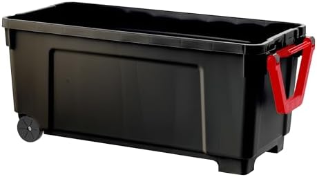 IRIS USA 2-Pack 43 Gallon Lockable Storage Trunk TrailBox, Dark Gray/Gray