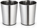 Home Zone Living 2 Gallon Small Wastebasket with Round Open Top