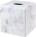 Avanti Linens - Tissue Box Cover, Resin Countertop Decor, Marble Design (Catania Collection)