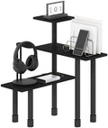 Furinno Turn-N-Tube Kitchen Countertop Organizer, 3-Tier Corner Countertop Organizer Shelf, Corner Shelf, for Kitchen, Pantry, Organizers and Storage, Espresso