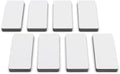 Attractivia Dry Erase Magnetic Labels 2.8 x 1.2 in, Dry Erase Magnets, 60-Pack, White Erasable Write-On All-Purpose Labels, for Office, Education, Home, Whiteboard, Magnetic Name Tags