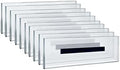Azar Displays 129918 8.5" W x 2.5" H Horizontal U-Frame with Magnetic Strips Pack of 10