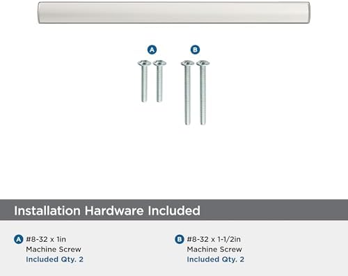 Amerock 5-1/16" Merced Polished Nickel Drawer Pull