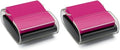 Post-it Pop-up Notes Dispenser, 3x3 in, Black Base Clear Top, Pack Includes Dispenser and a 45-Sheet Pad of Pop-up Notes (WD-330-BK) (Pack of 2)
