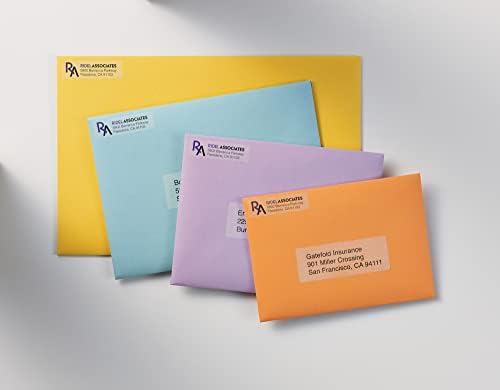 Avery Matte Clear Return Address Labels,Sure Feed Technology,Inkjet,1/2" x 1-3/4",2,000 Labels, 5 Packs (8667)