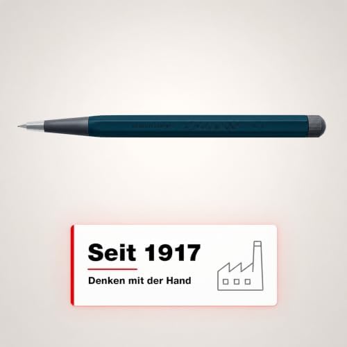LEUCHTTURM1917 372222 Twist Pen No. 2, Pencil with Twist Mechanism, Aluminum, Steel, Design Award-Winning, Deep Sea - Pencil