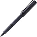 Lamy safari steel black - Rollerball Pen with ergonomic grip & line width M - for pleasant long writing - made of robust ASA plastic - including rollerball refill M 63 in blue