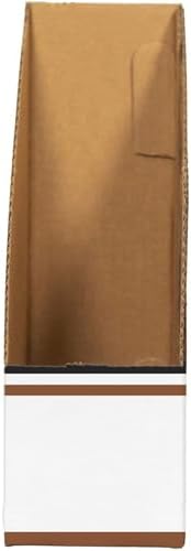 Bankers Box 12-Pack Magazine File Holders, Oversized Letter, Wood Grain | Organize oversized catalogs, manuals, and project binders with extra-capacity files built for heavier materials.