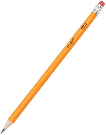 Madisi Wood-Cased #2 HB Pencils, Yellow, Pre-sharpened, Bulk Pack, 576 pencils in box (Pack of 2)