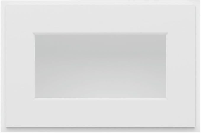 Furinno Shaker Wall Kitchen Cabinet, with Single Door, Glass Not Included, Ready to Assemble, 12 D x 18 W x 12 H, White