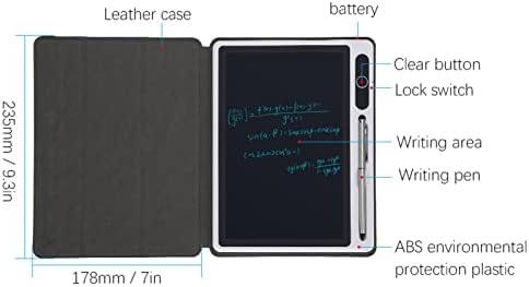 LCD Handwriting Board Electronic Writing Tablet for Small mini Hand Drawing, Low Consumption, One Click Clear Function, Screen Lock, Stainless Steel