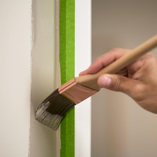 FrogTape Multi-Surface Painters Tape with PAINTBLOCK,1.5 Inch Wide (1.41 in. x 60 Yds),Medium Adhesion,Green,4 Rolls (240660),(Pack of 4)