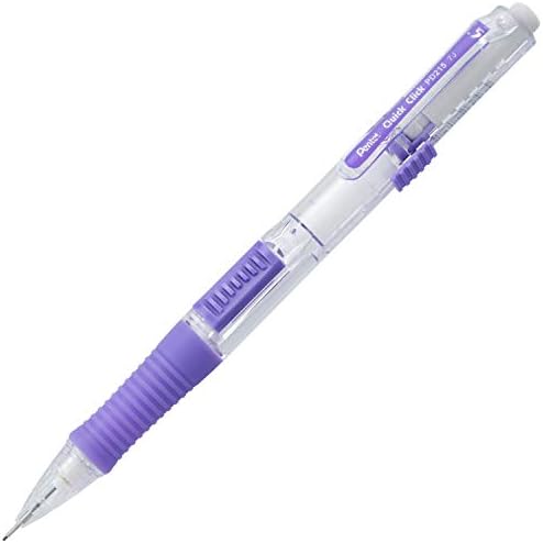 Pentel QUICK CLICK Mechanical Pencil (0.5mm), Violet Barrel, Box of 12 Pencils (PD215V)