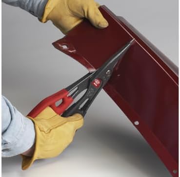 Malco MV12 Andy Combination Vinyl Cutting Snip, Replaceable 3-inch High Carbon Steel Blades, for Cutting Vinyl Siding or Flooring, Carpeting, Aluminum Trim Coil, Landscape Edging, & Leather