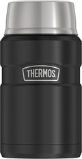 THERMOS Stainless King Vacuum-Insulated Food Jar, 24 Ounce, Matte Black