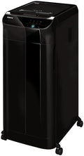 Fellowes AutoMax 600M 2-in-1 Heavy Duty Auto Feed Commercial Paper Shredder with Micro-Cut, Black