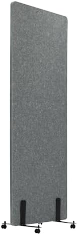 Standing Room Dividers,24 x 66 Portable Screen Dividers with 4 Casters