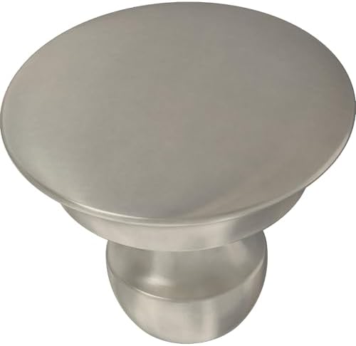 Franklin Brass 10 Pack Brushed Nickel Cabinet Knobs 1-3/16 inch (30mm) Kitchen Cabinet Handles and Drawer Knobs for Cupboards, Dressers, Furniture, Bathroom Vanity |Medici