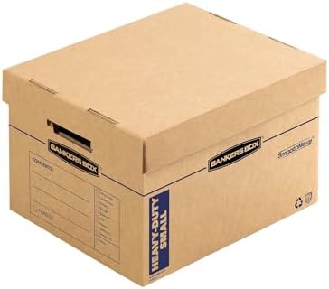 Bankers Box 8-Pack Small Heavy-Duty Moving Boxes