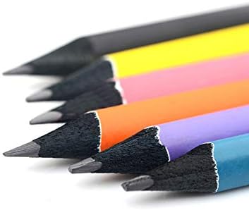 black wood triangle pencil, drawing pencil Hb, continuous lead