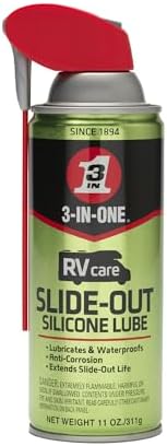 3-IN-ONE RVcare Slide-Out Silicone Lube, Smart Straw, 11 OZ [1-Pack]