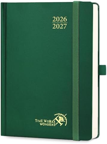 POPRUN 2026-2027 Daily Planner One Page Per Day, 5.75" x 8.5" Day Planner