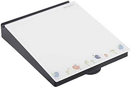 ECR4Kids MessageStor Dry-Erase Glass Board Memo Station, Desk Organizer, Birds