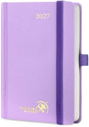 POPRUN 2027 Pocket Daily Planner One Page Per Day, 4.25"x6.25",Day Planner