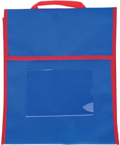Really Good Stuff Store More Medium Book Pouches, 36-Pack, Blue