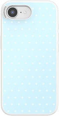 PopSockets iPhone 16/17E Phone Case with MagSafe- Sweet Heart Blue | Magnetic, Wireless Charging, Camera & Drop Protection, Blue, Phone, Women