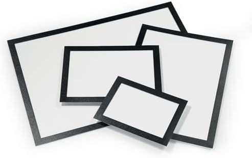 Durable Duraframe Sign Holder, Self-Adhesive, Black, Half-Letter, 2 Pack