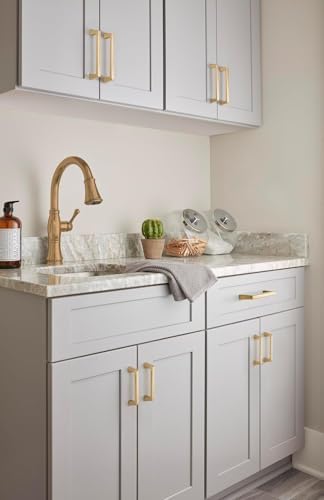 Amerock | Cabinet Pull | Champagne Bronze | 5-1/16 inch (128 mm) Center to Center | Blackrock | 1 Pack | Drawer Pull | Drawer Handle | Cabinet Hardware