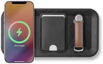 orbitkey Nest V2 Portable Desk Organizer with Wireless Charger - Black