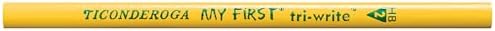Ticonderoga My First Tri-Write Wood-Cased Pencils, Unsharpened