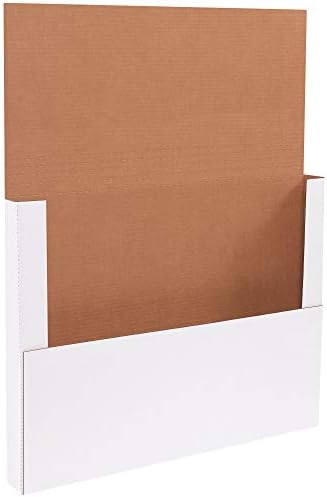 Top Pack Supply Easy-Fold Mailers, 24" x 18" x 2", White (Pack of 50)