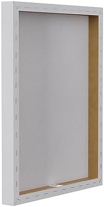The Stupell Home Décor Collection Textured Muted Blue Office Supplies Stapler Typewriter and Paperclip Trio Stretched Canvas Wall Art, 16 x 20, Multi-Color