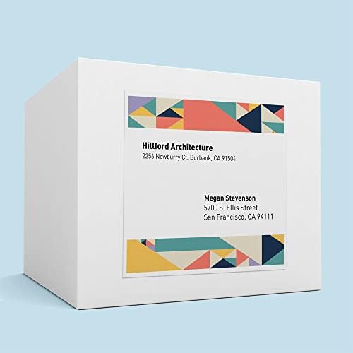Avery Glossy White Rectangle Labels, 8.5" x 11", 10 Glossy White Labels, Permanent Adhesive, Laser/Inkjet Printable