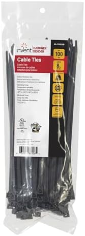 nVent GARDNER BENDER 46-308UVB 8 in. Cable Tie, 75 lbs. Tensile Strength