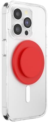 PopSockets Phone Grip for MagSafe, Magnetic Holder- Basic Rosso