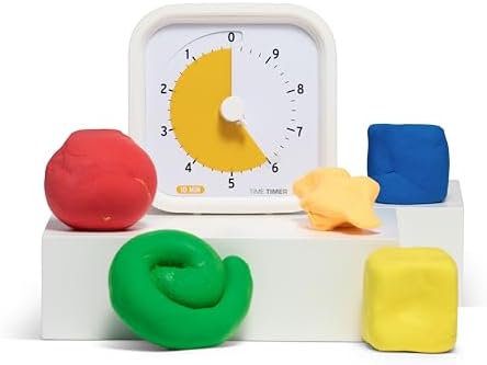 TIME TIMER 10 Minute MOD Education Edition ⁠— Visual Timer with Desktop Software for Kids Classroom Learning, Productivity Timer, Study Tool and Office Meetings with Silent Operation (10min)