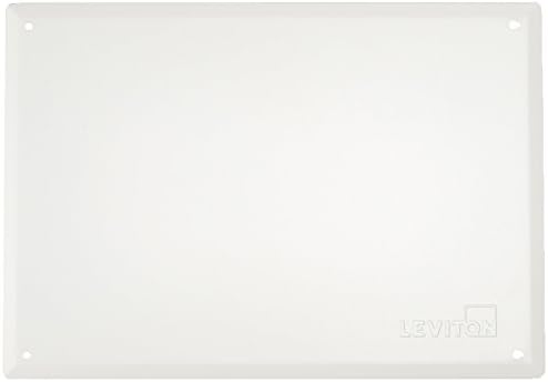 Leviton 21â€ SMC, Structured Media Flush Mount Cover, 47605-21C, White