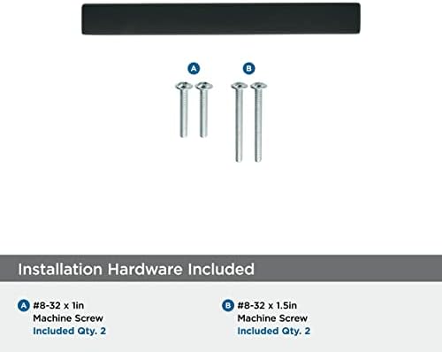Amerock 25 Pack 3" Monument Matte Black Drawer Pull