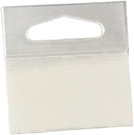 3M Hang Tab 1075, Clear, 2 in x 2 in, 500 per case