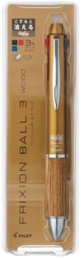 PILOT LKFB-2SEF-BN Pilot Erasable 3 Color Ballpoint Pen Frixion Ball 3 Wood 0.5 Brown