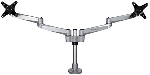 StarTech Desk Mount up to 27in, 17.6lb/8kg, Articulating, VESA (ARMDUALPS)