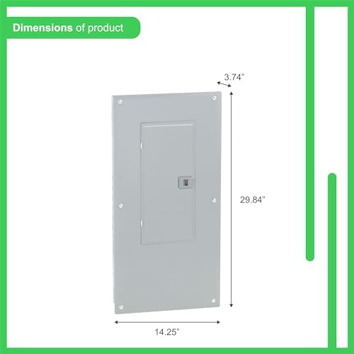 Square D - HOM2040M200PC Square D Convertible Mains (Breaker) Load Center, 120/240 Vac, 200 A, 1 Phases, 22000 Air Interrupt