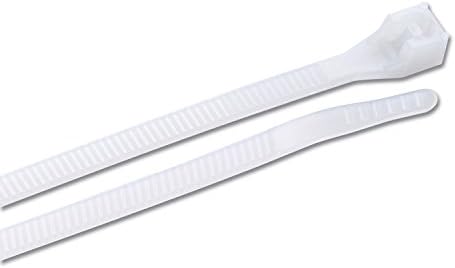 Gardner Bender 46-311 DoubleLock Cable Tie, 11 Inch., lbs. Tensile Strength, Wire / Cord Management Industrial and Household Use, Nylon Zip Tie, 300 Pk., Natural