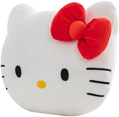 Northwest Hello Kitty Small Cloud Pillow 12 Inch – Plush Stuffed Pillow, Bedroom Decor, Great Gift Idea