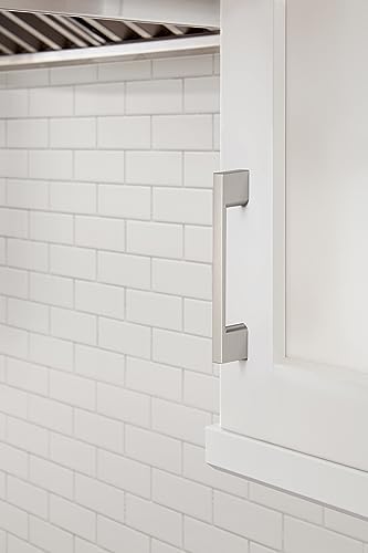 Amerock 10 Pack 3-3/4" Cityscape Satin Nickel Drawer Pull